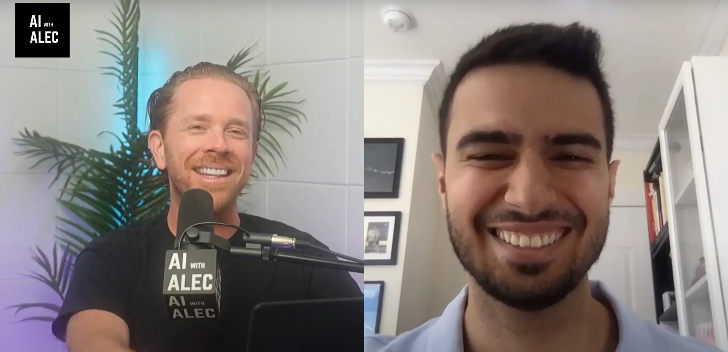 Split-screen video call from the AI with Alec fireside chat on Apple’s Illusion of Thinking paper